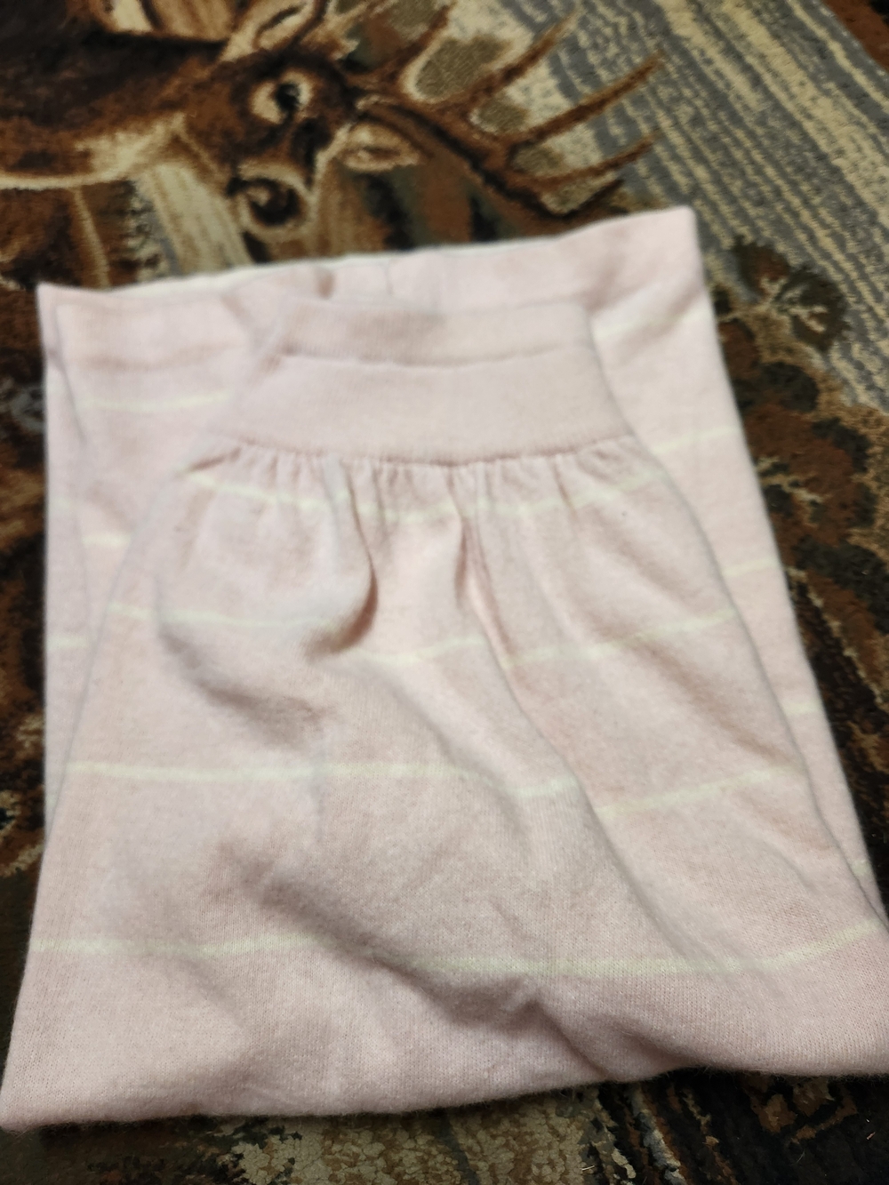 Vintage Liz Claiborne Pink Knit Midi Skirt | Angora Lambswool Blend